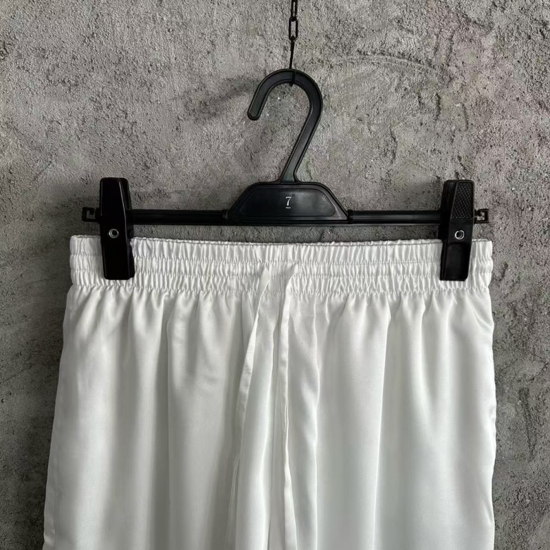 CASABLANCA Early Spring Fountain Pattern Silk Shorts