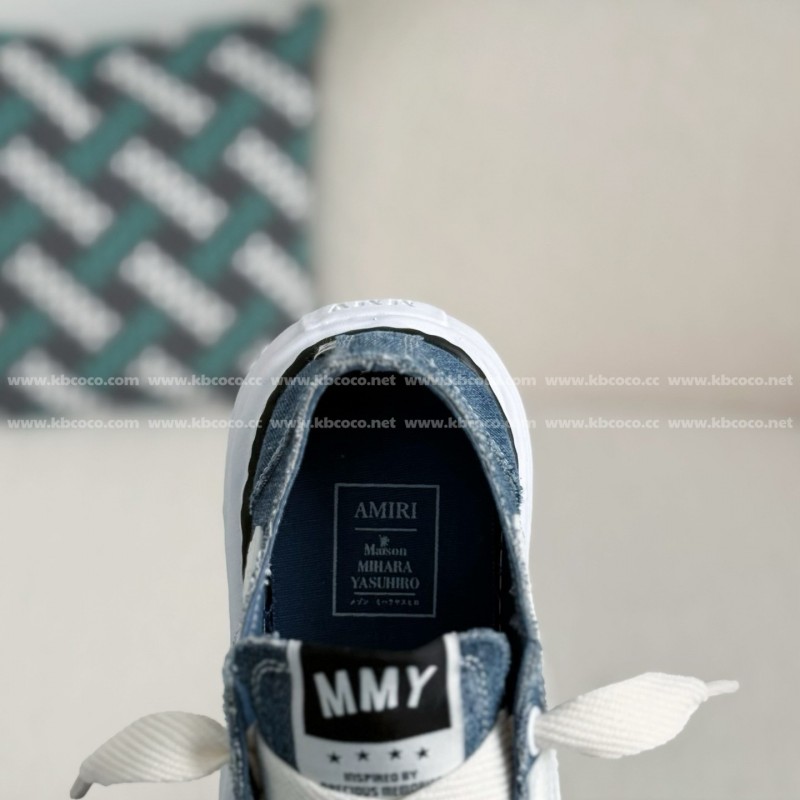 Ma*s*n mihara yasuhiro x  amiri skel- top low canvas shoes