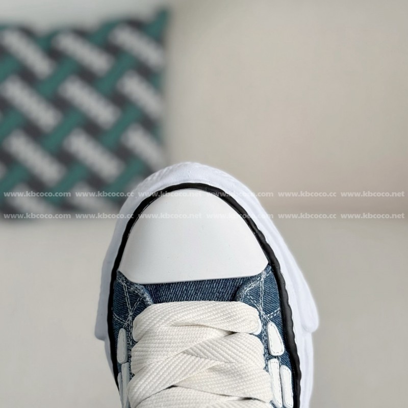 Ma*s*n mihara yasuhiro x  amiri skel- top low canvas shoes