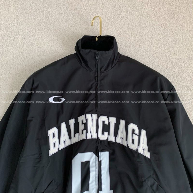 Ba*len*cia*ga ss25 Basketball Series Letter Print Jacket