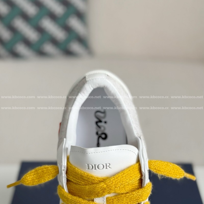 D*0r B33 Leather Sneakers