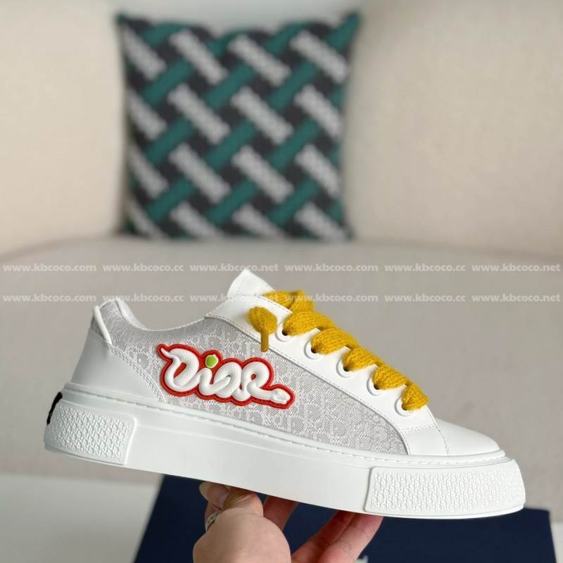 D*0r B33 Leather Sneakers