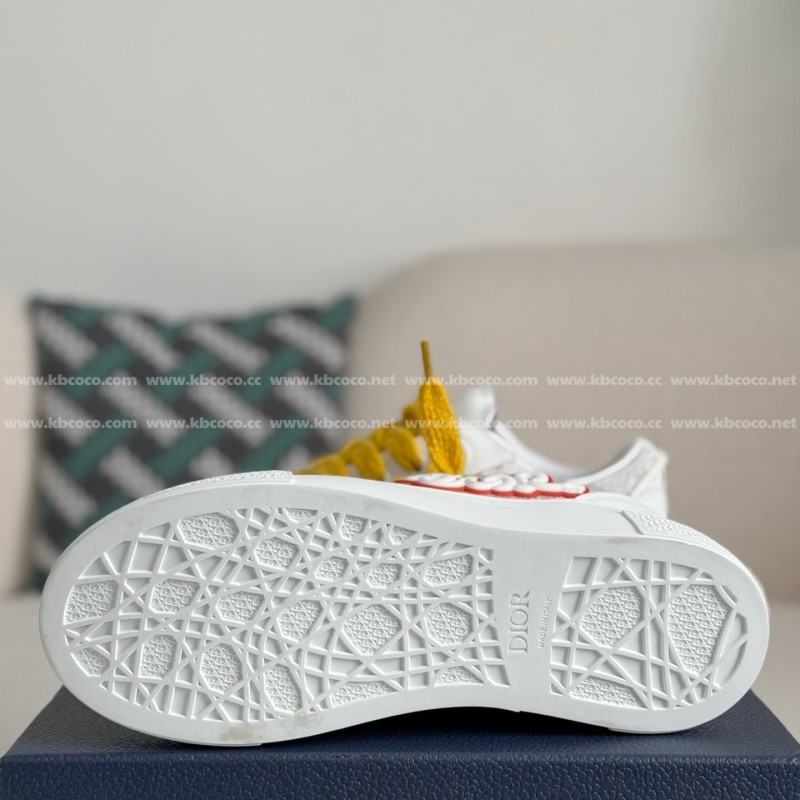 D*0r B33 Leather Sneakers