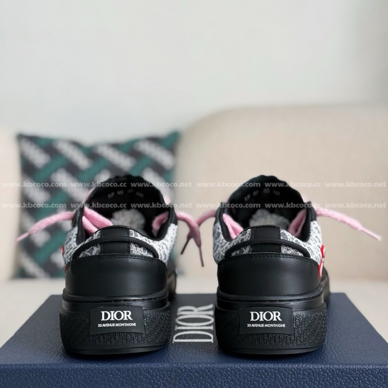 D*0r B33 Leather Sneakers