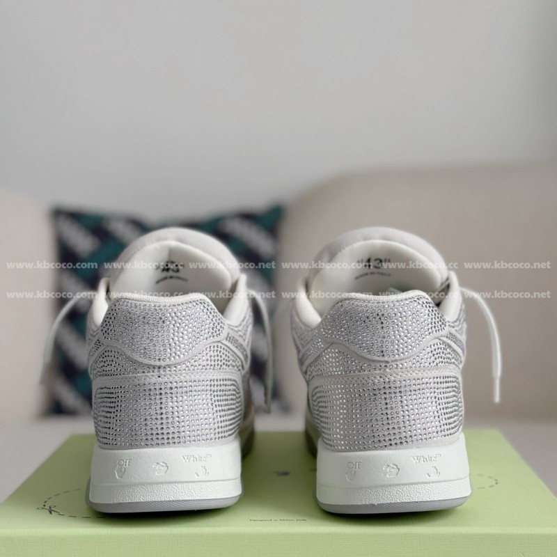 OFF-WHITE  LEATHER SNEAKERS