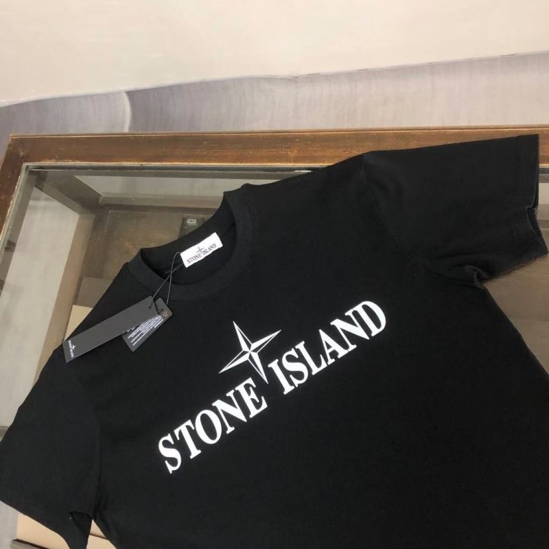 STONE ISLAND printed plug-in T-shirt
