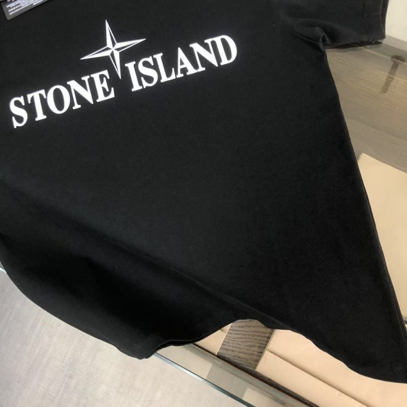 STONE ISLAND printed plug-in T-shirt