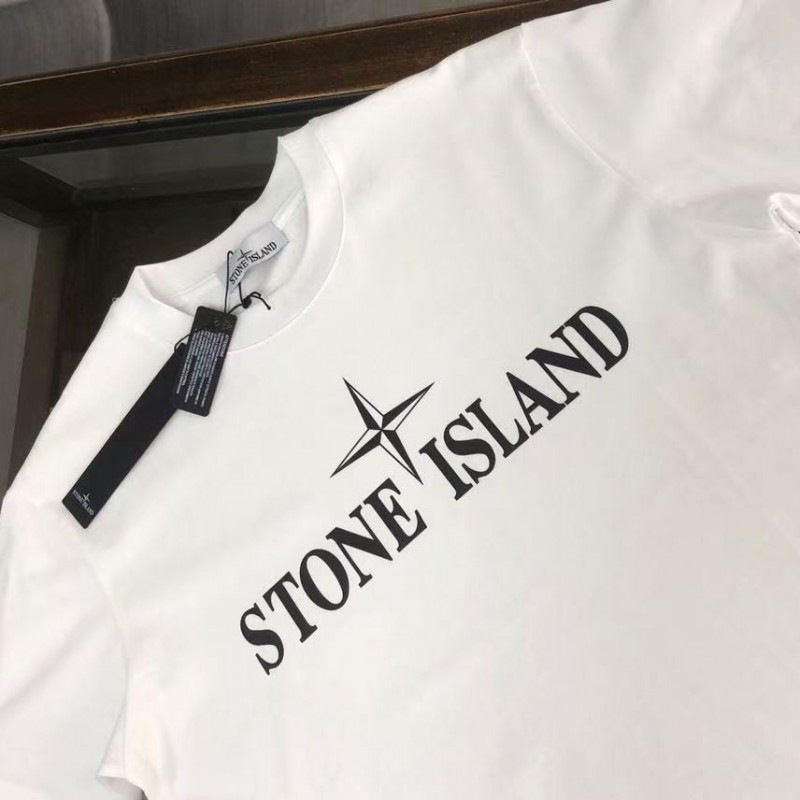 STONE ISLAND printed plug-in T-shirt