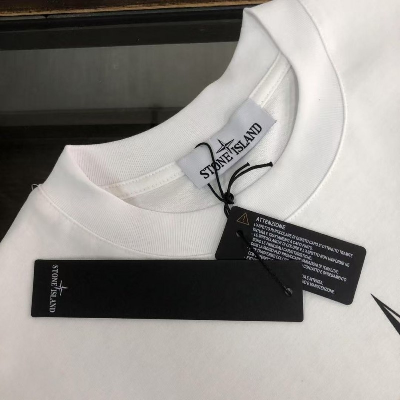 STONE ISLAND printed plug-in T-shirt