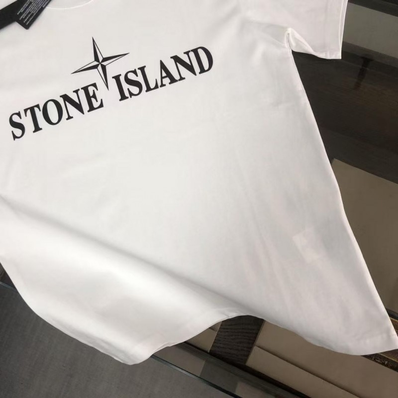 STONE ISLAND printed plug-in T-shirt