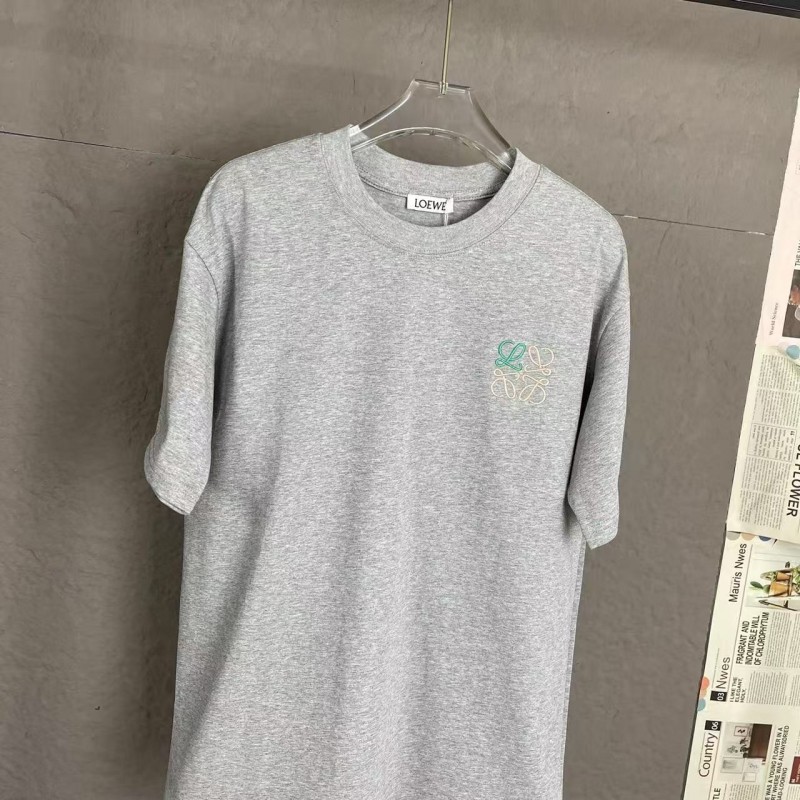 L0ew* new embroidered short sleeves