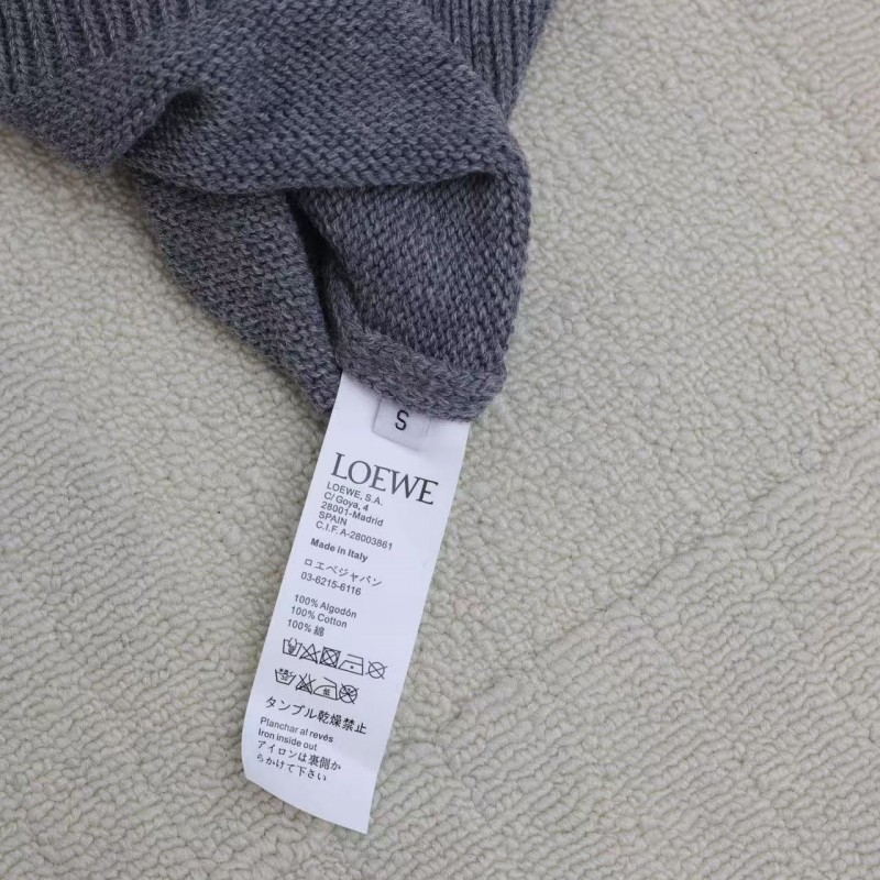 L0ew* 24ss embroidered sweater