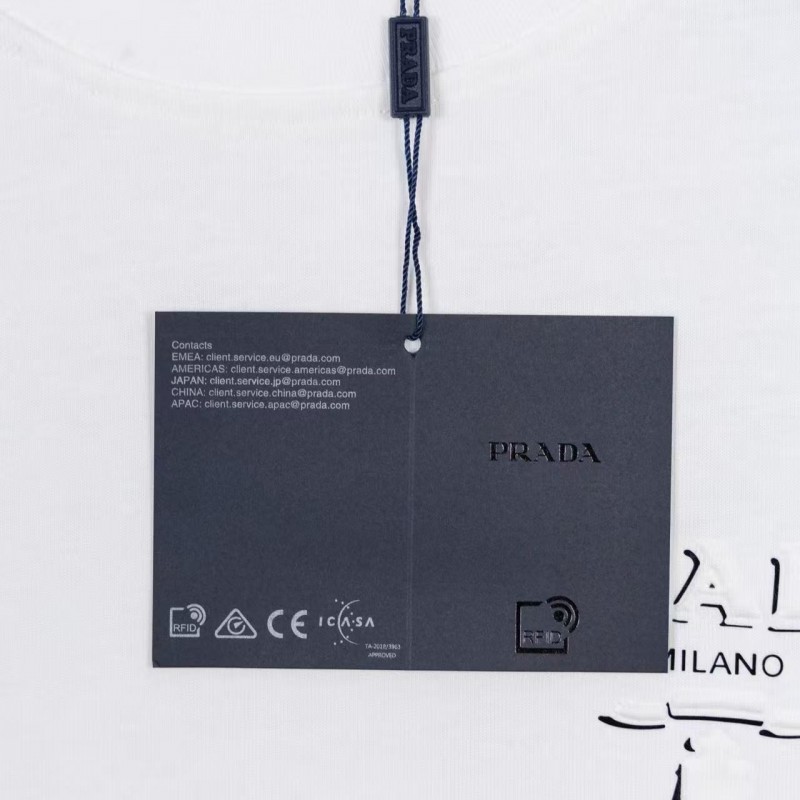 Pra*a 24 Logo laminated short sleeves