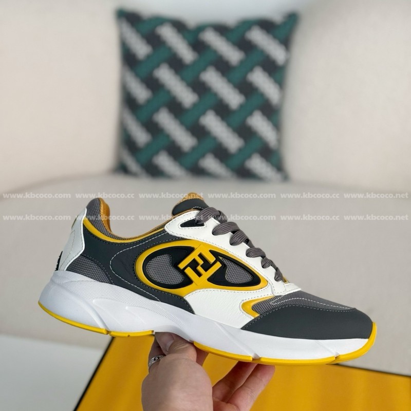 F**di Leather Casual Low-Top Shoes