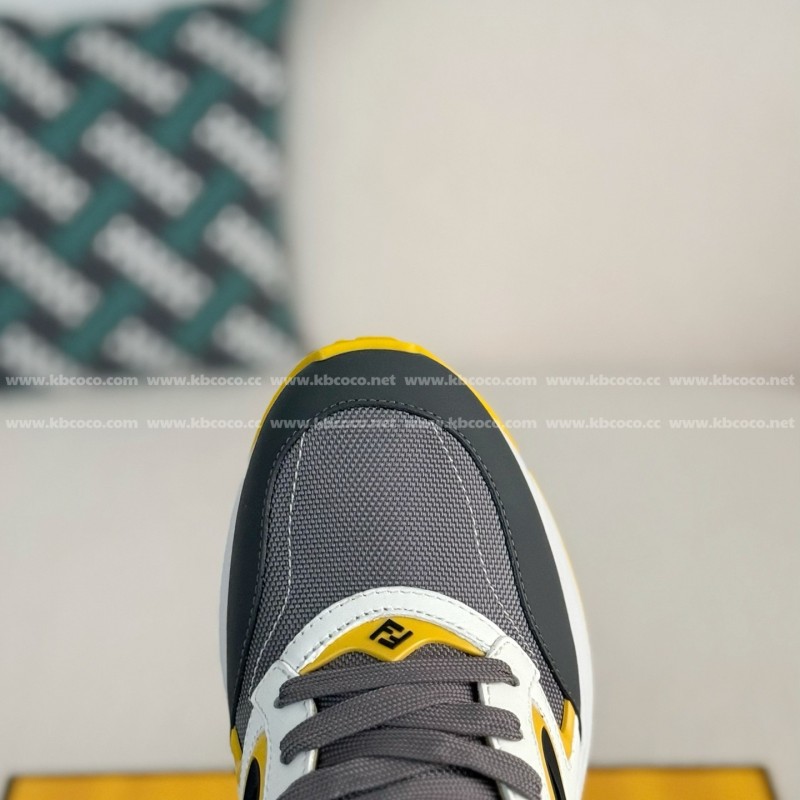 F**di Leather Casual Low-Top Shoes