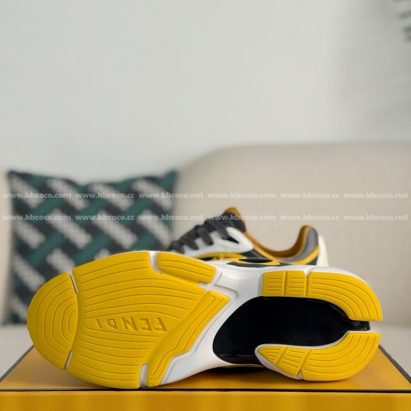 F**di Leather Casual Low-Top Shoes