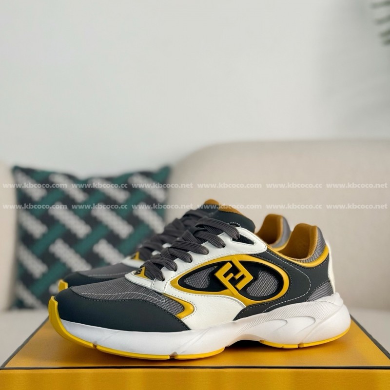 F**di Leather Casual Low-Top Shoes