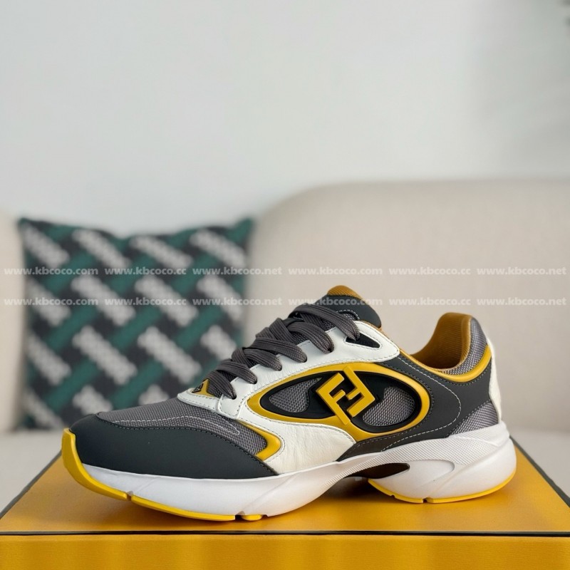 F**di Leather Casual Low-Top Shoes