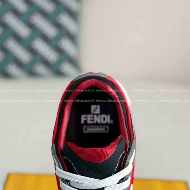 F**di Leather Casual Low-Top Shoes