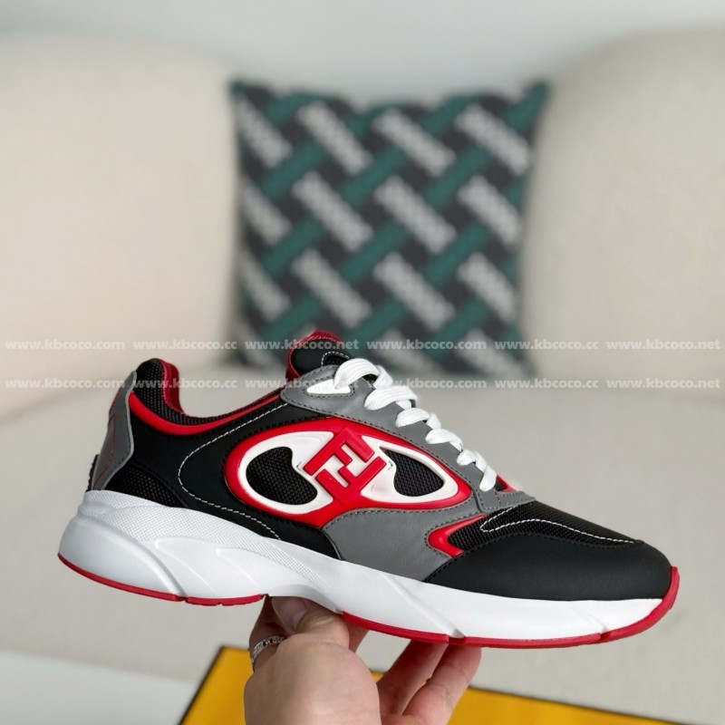 F**di Leather Casual Low-Top Shoes