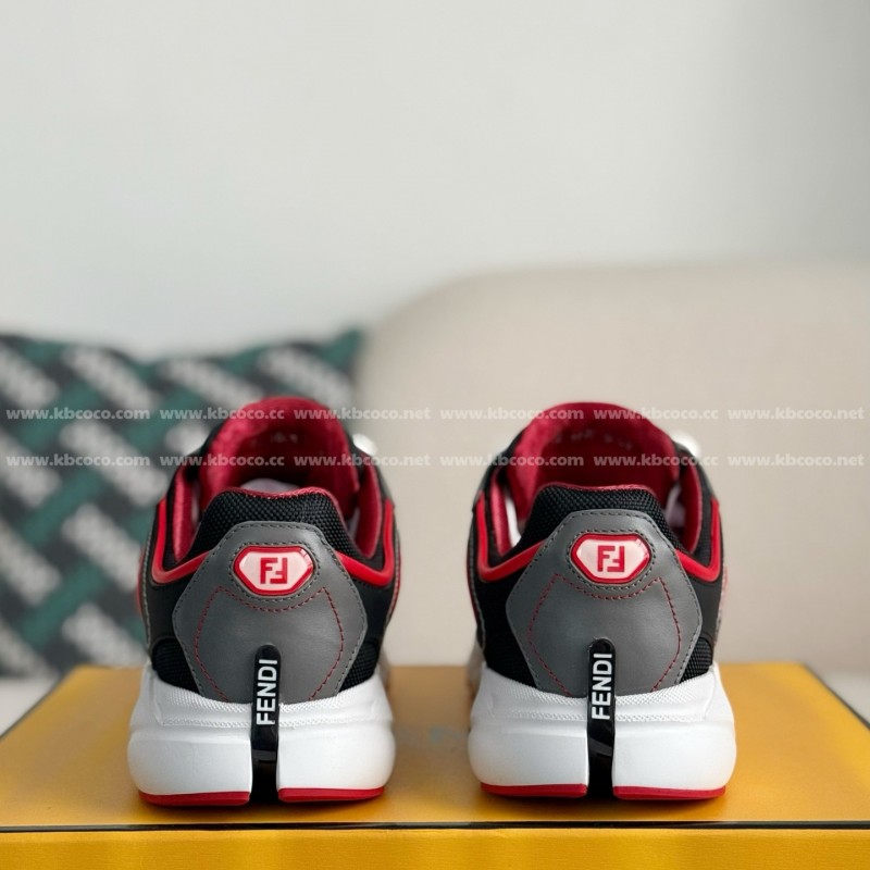 F**di Leather Casual Low-Top Shoes