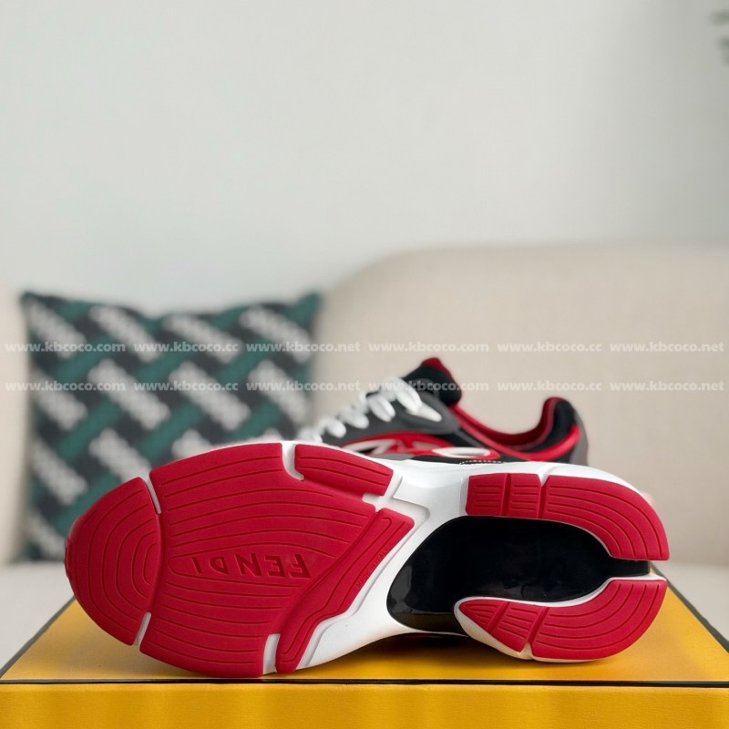 F**di Leather Casual Low-Top Shoes