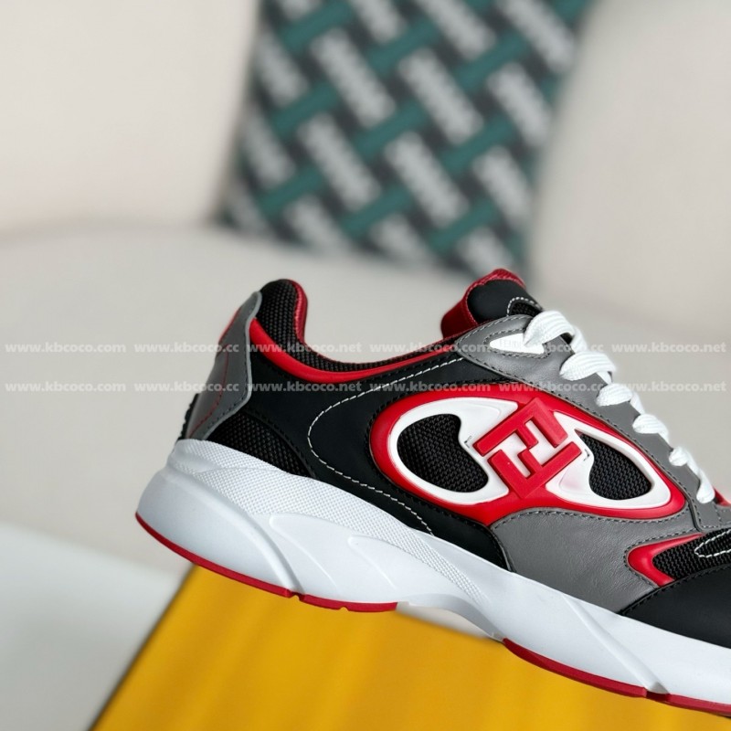 F**di Leather Casual Low-Top Shoes