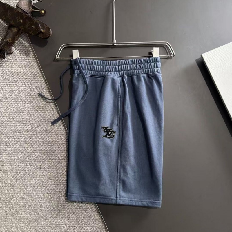 LV spring and summer new elastic casual washed loose shorts