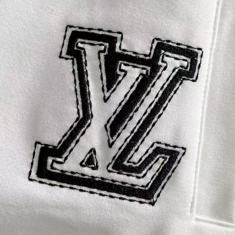 LV spring and summer new elastic casual washed loose shorts