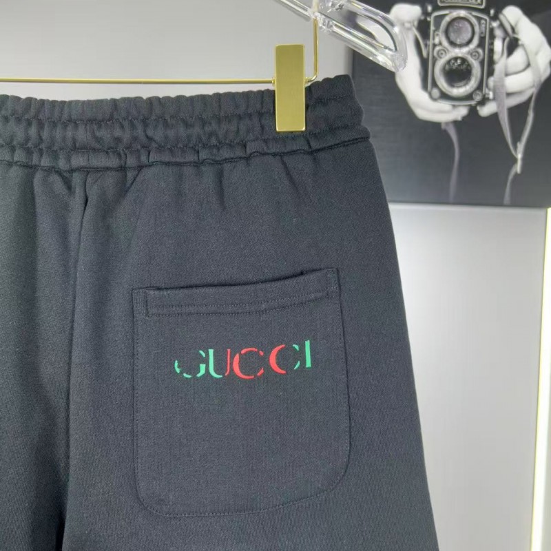 G*u*i side print classic logo shorts