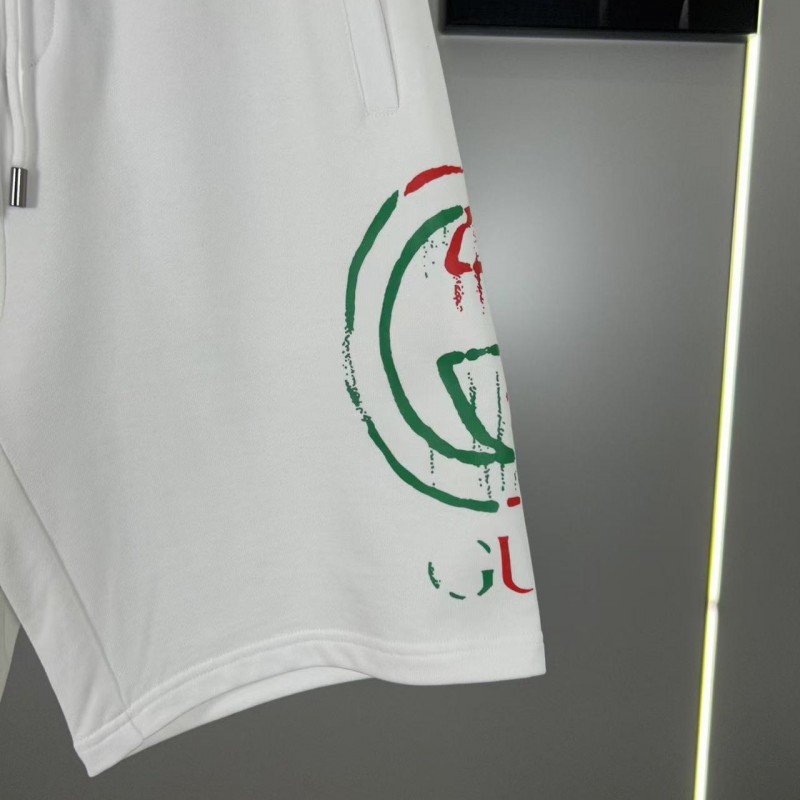 G*u*i side print classic logo shorts