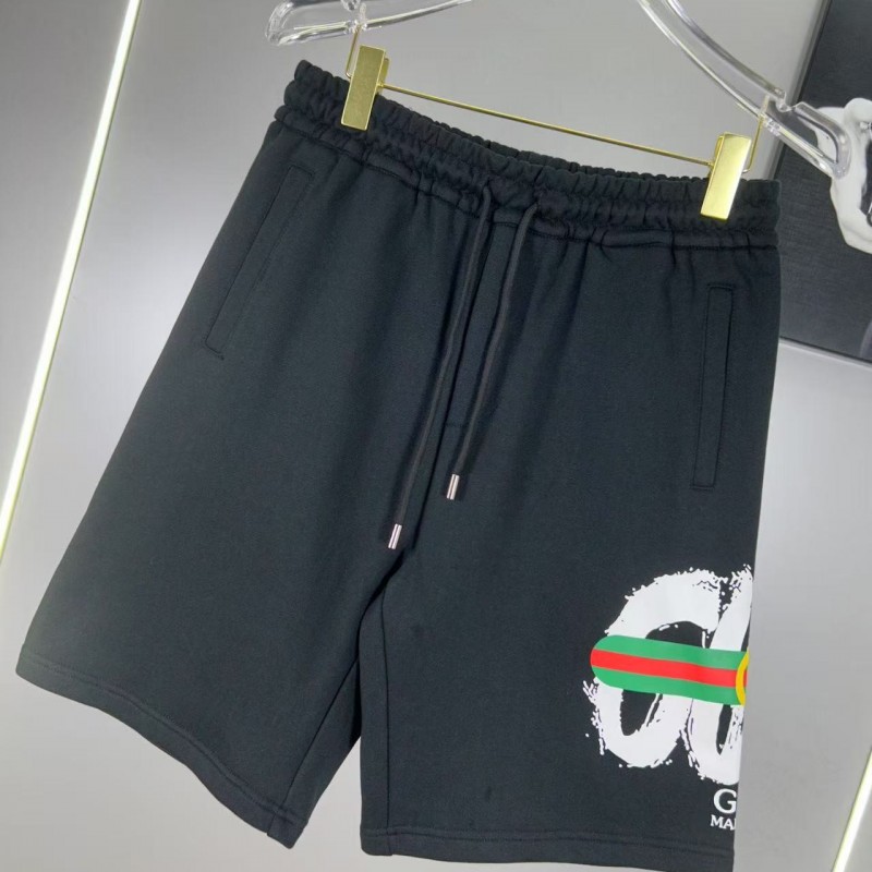 G*u*i side print classic logo shorts