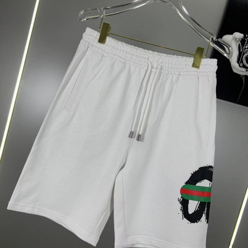 G*u*i side print classic logo shorts