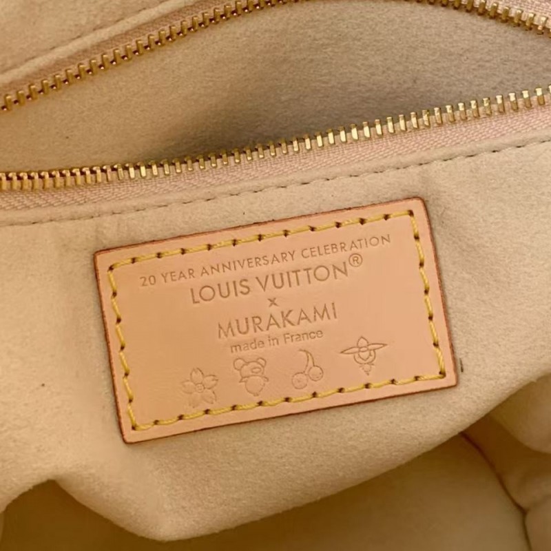 New RIVAGE BB white tri-color handbag M14680, 18*7*12cm