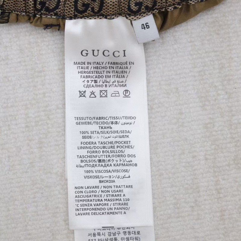 G*u*i2025 new letter full print shorts