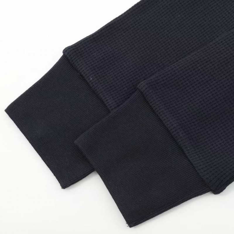 Thom Browne waffle crewneck sweatshirt