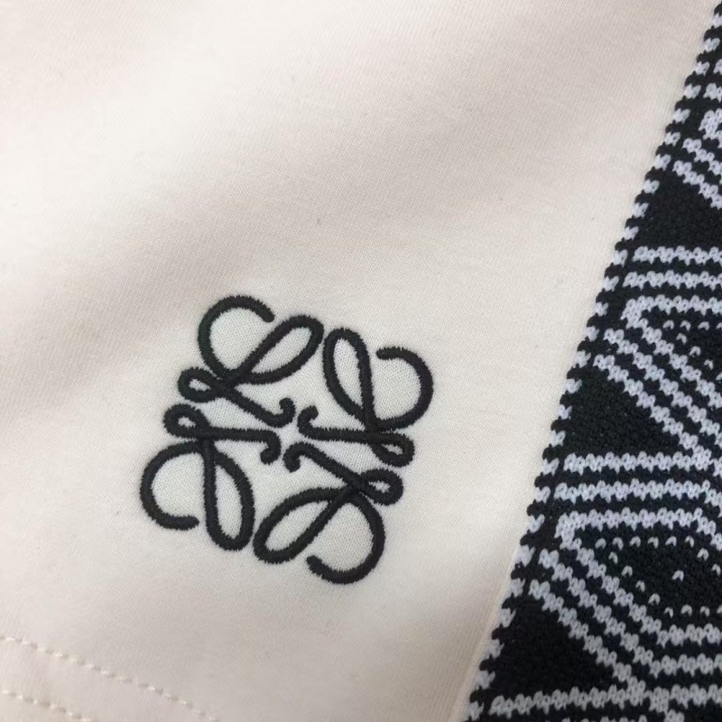 L0ew* latest casual patchwork shorts