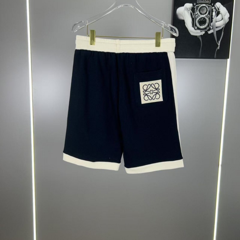 L0ew* latest casual patchwork shorts