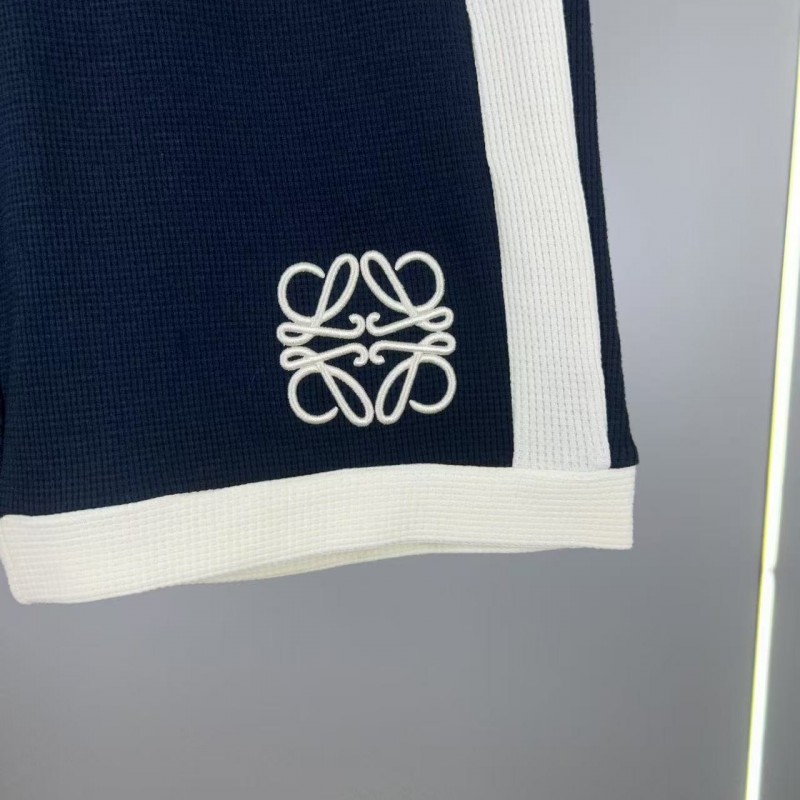 L0ew* latest casual patchwork shorts