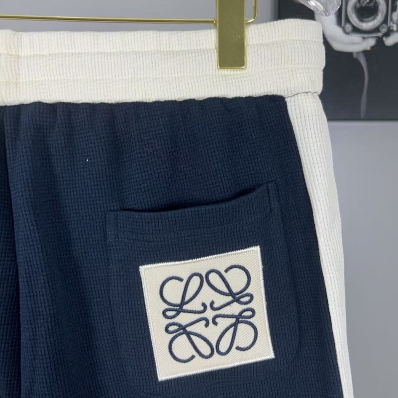 L0ew* latest casual patchwork shorts