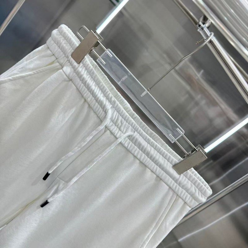 Pra*a logo printed washed shorts