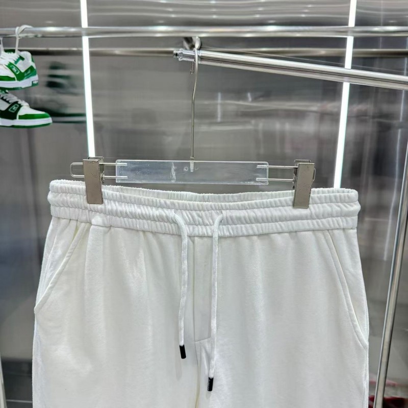 Pra*a logo printed washed shorts