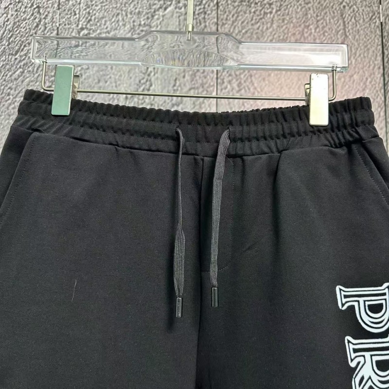 Pra*a boutique embroidered triangle logo shorts