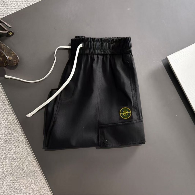 Stone Island 2025 Spring and Summer New Elastic Casual Shorts