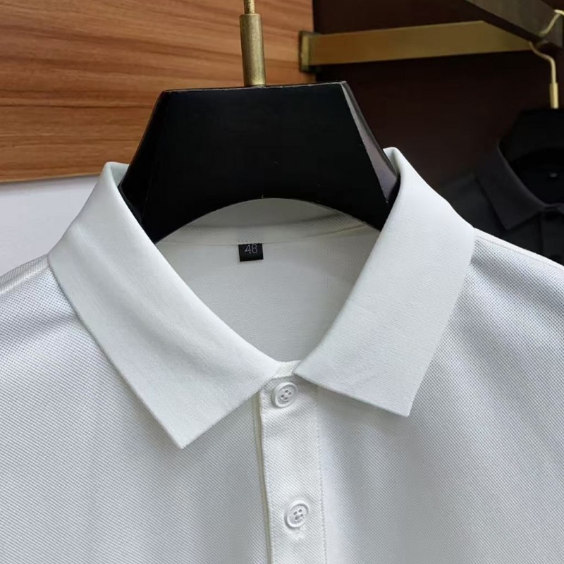 Pra*a 2025 new lapel polo short sleeve