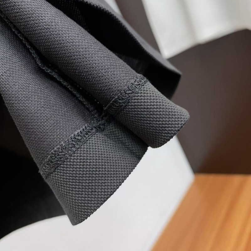 Pra*a 2025 new  lapel polo short sleeve