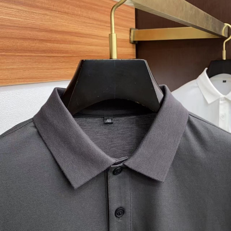 Pra*a 2025 new  lapel polo short sleeve