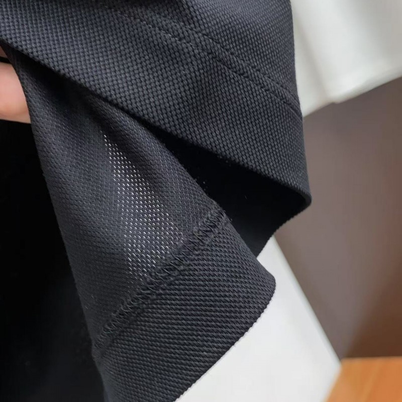 Pra*a 2025 new lapel polo short sleeve