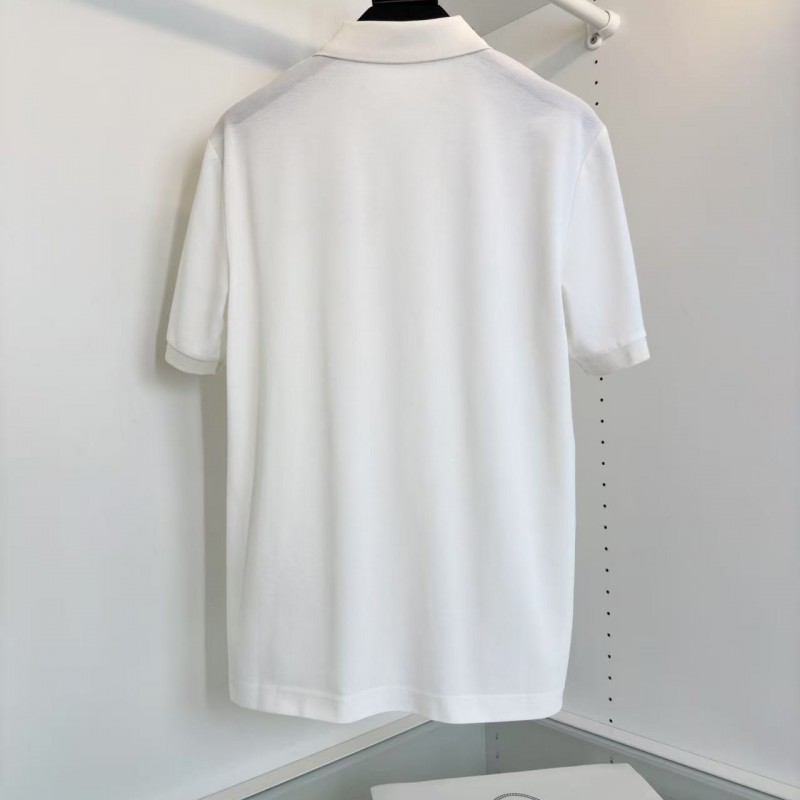 Pra*a latest 2025 lapel zipper pocket red label