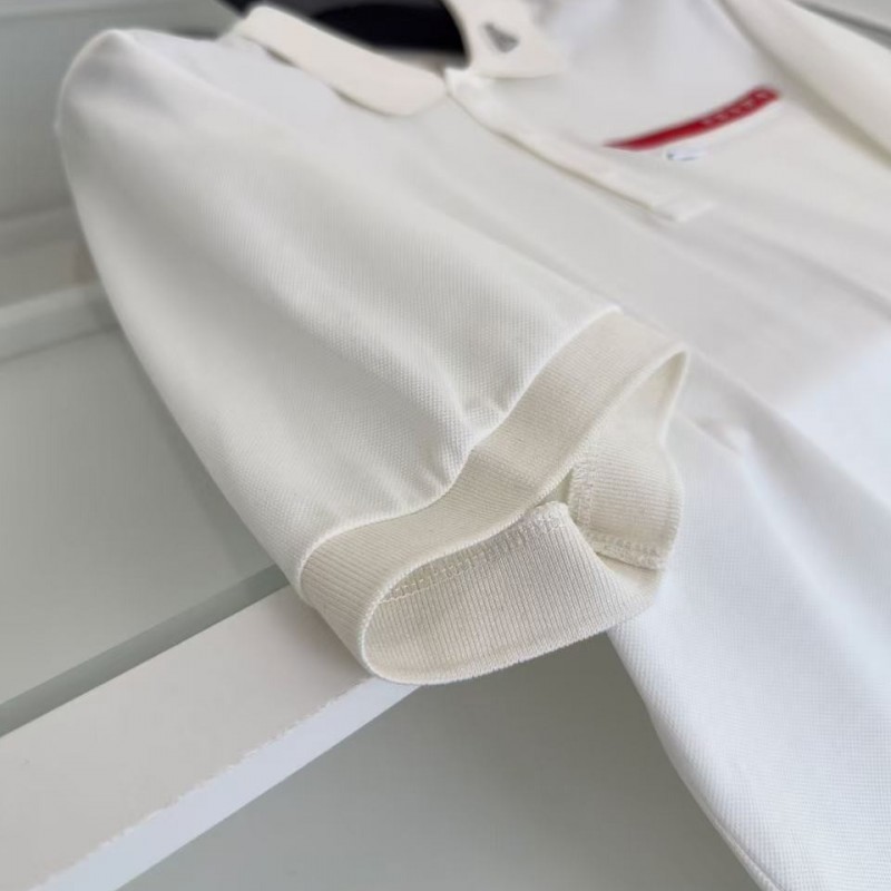 Pra*a latest 2025 lapel zipper pocket red label